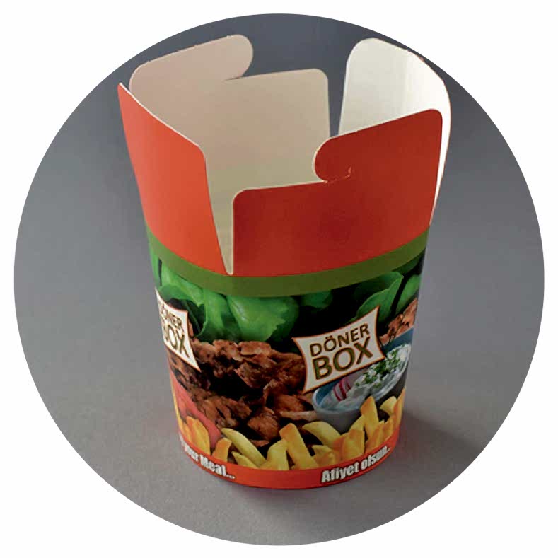 26ozbaskilidonerbox SAFİRCUP KARTON BARDAK BASKILI BASKISIZ KAĞIT BARDAK,ÜRETİMİ - 26 oz Baskılı Döner Box