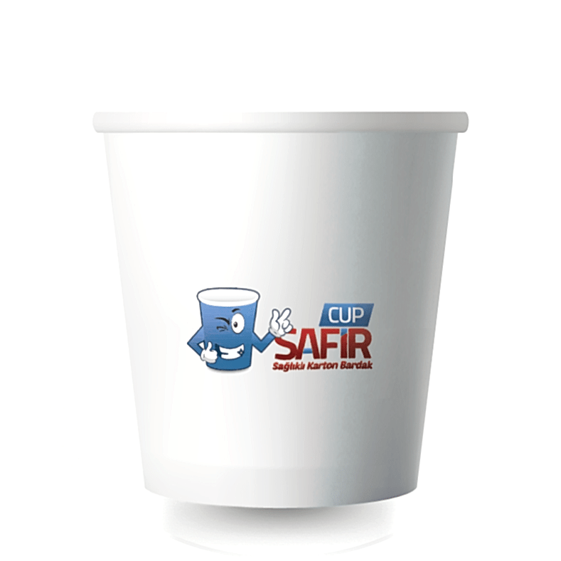 5oz-1 SAFİRCUP KARTON BARDAK BASKILI BASKISIZ KAĞIT BARDAK,ÜRETİMİ - 5 oz Karton Bardak