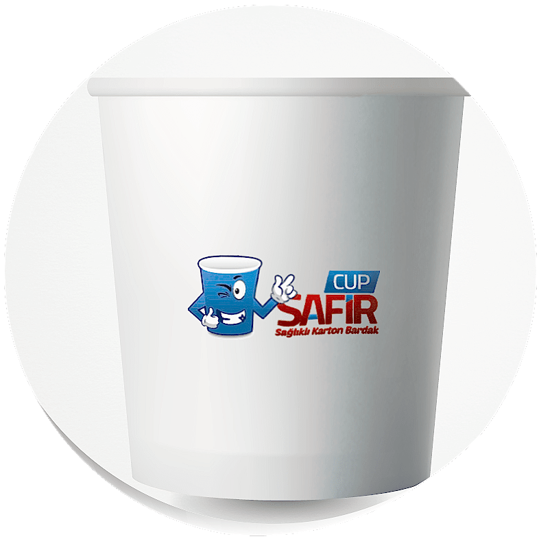 8-oz SAFİRCUP KARTON BARDAK BASKILI BASKISIZ KAĞIT BARDAK,ÜRETİMİ - 8 oz Karton Bardak
